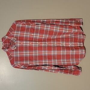 Vineyard Vines Crosby Button Down Longsleeve Shirt Red Pink‎ Mens Size Small
